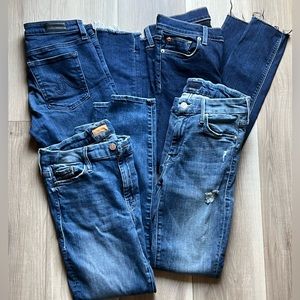 Four pairs, Nordstrom denim